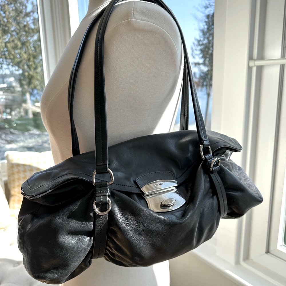 Black PRADA Easy Bag